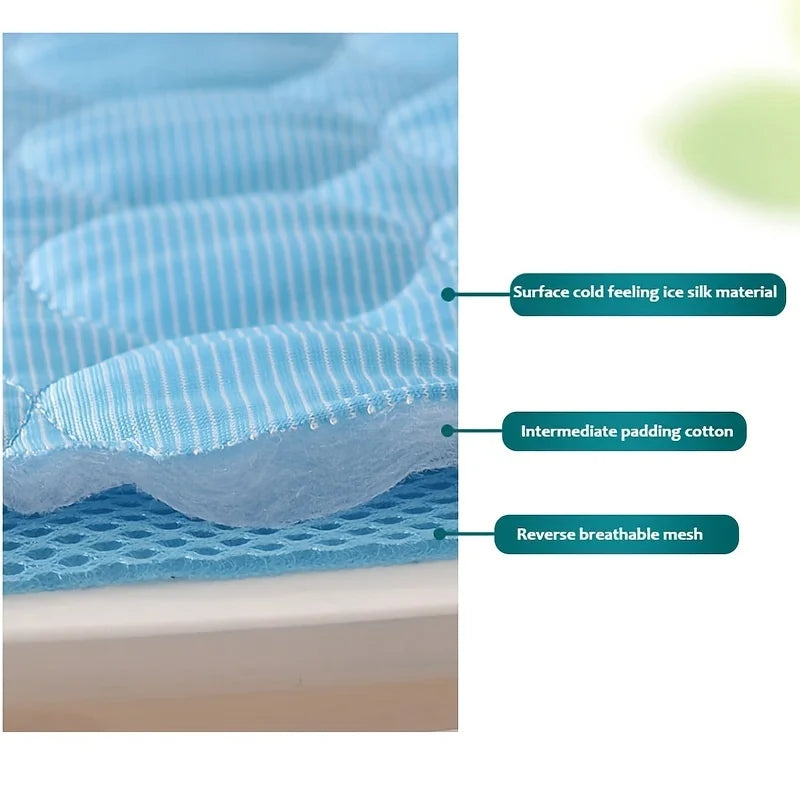 Pet Cooling Mat — Pressure-Activated Gel Pad
